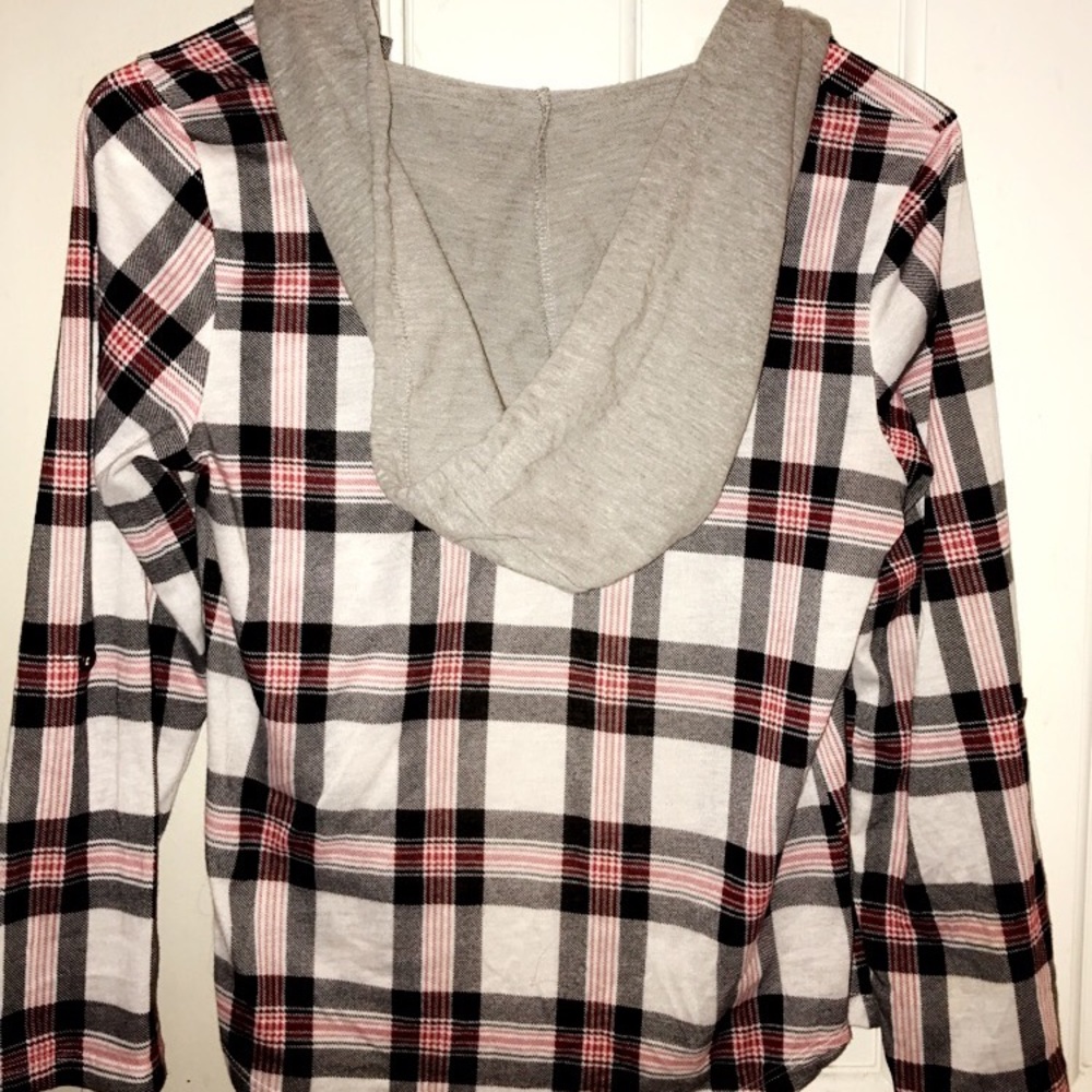 Polly & Esther hooded flannel!